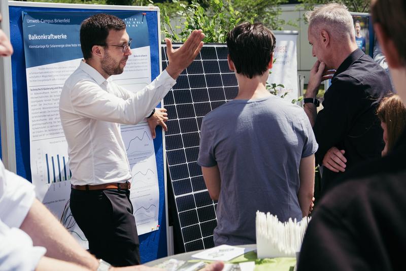 Workshop zu Balkonkraftwerk am Tag der offenen Tür am15.06.2024