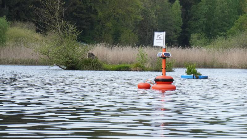 Wassersensor im Einsatz