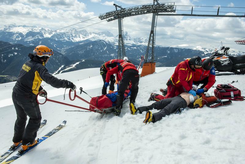 Knapp 60 Prozent der Befragten hatten einen Unfall auf der Skipiste.