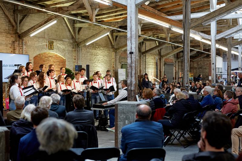Der Hochschulchor bereicherte das Programm 2023 – auch 2024 bieten die Nachhaltigkeitstage ein stimmungsvolles musikalisches Rahmenprogramm.