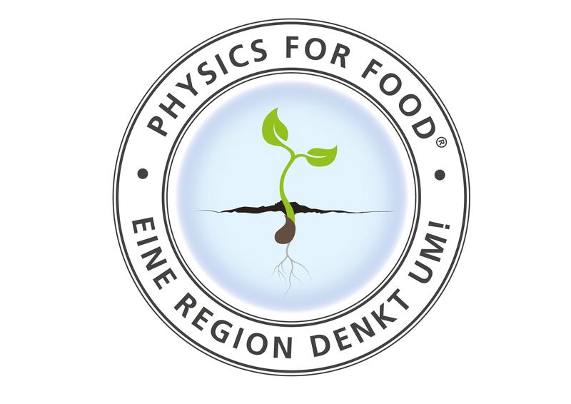 Logo des Forschungsprojekts ‚PHYSICS FOR FOOD – EINE REGION DENKT UM!‘