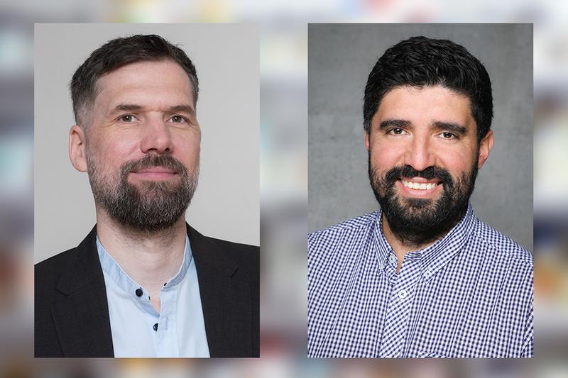 Der Politikwissenschaftler Dr. Philipp Wolfesberger und der Philosoph Dr. Nelson Camilo Forero von der Universität Bielefeld leiten den Workshop zu Drogenhandel und Gewalt in den Amerikas.