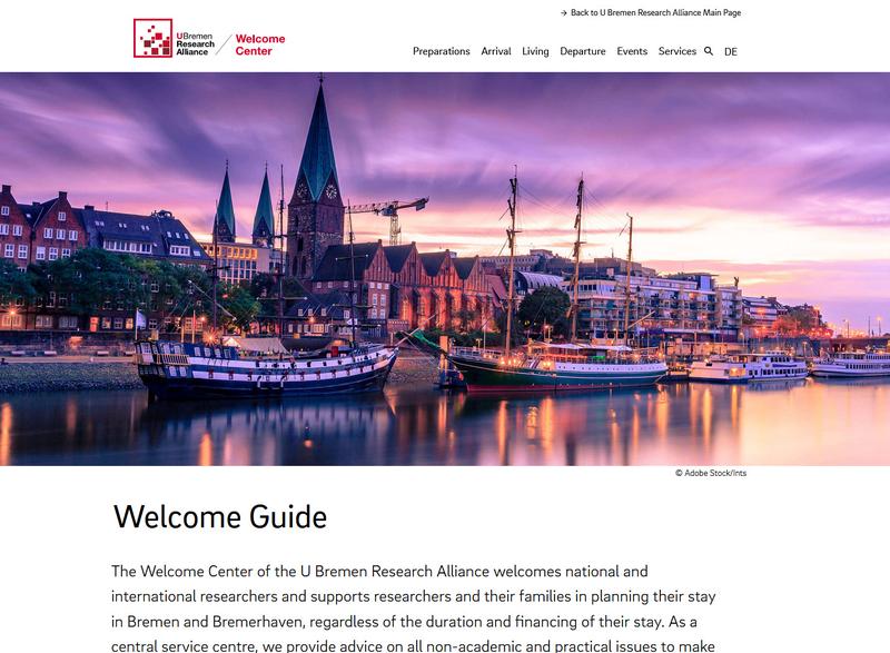 Welcome Guide U Bremen Research Alliance