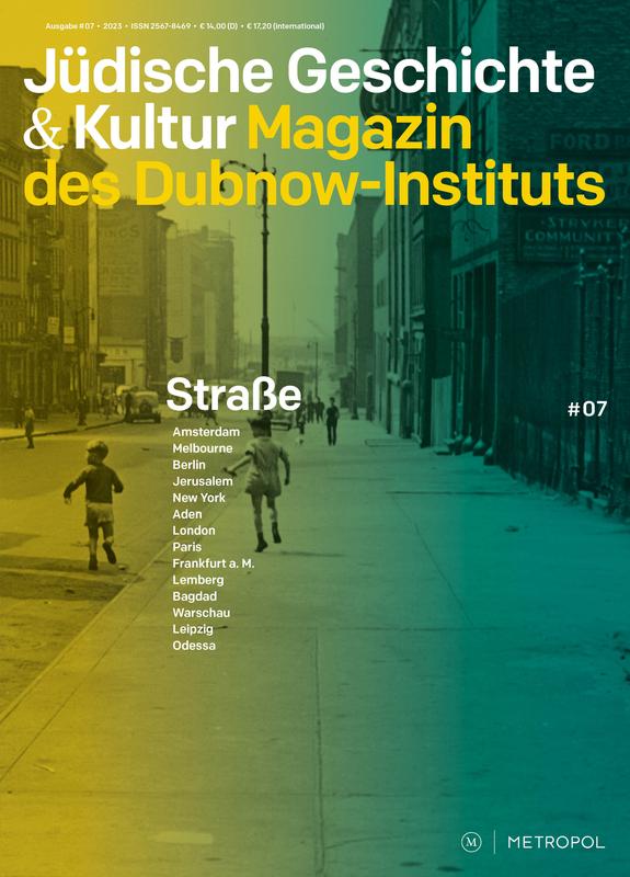 Cover der siebten Ausga- be des Magazins "Jüdische Geschichte & Kultur", Berlin: Metropol Verlag.