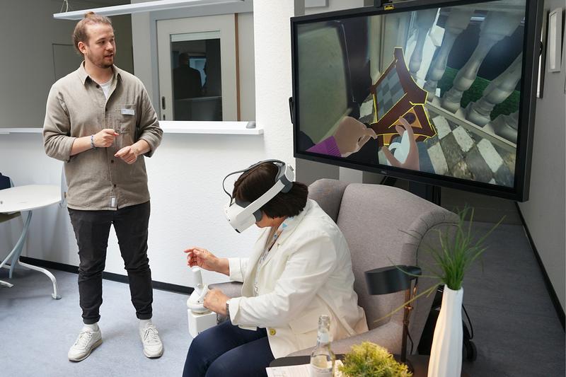 Auch innovative Technologien wie Virtual und Augmented Reality sind Teil der Forschung des Clusters. 