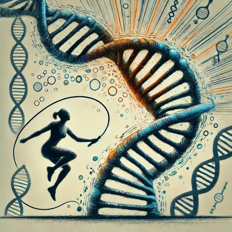 Evolutionary heritage: integration of  jumping genes into the DNA