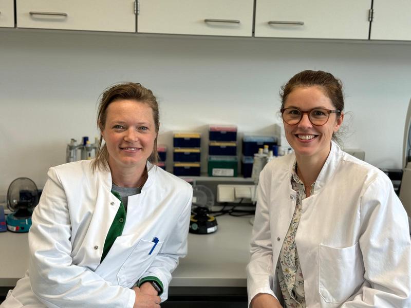  Dr. Marit Vermunt (l.) und Dr. Hannah Uckelmann, Universitätsklinikum Frankfurt. Foto: privat