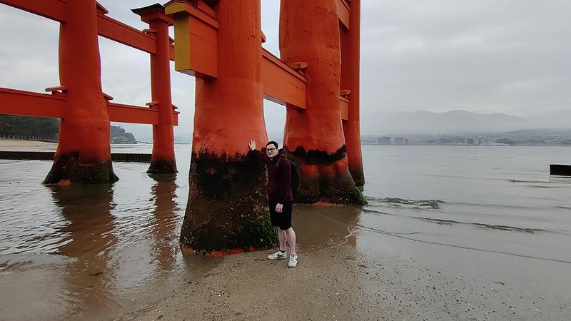 Luca Jung in Nara- Die Stadt liegt im Süden der japanischen Hauptinsel Honshū.