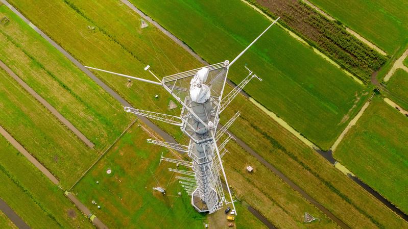 Die Messungen wurden am 213 Meter hohen Mast der Station Cabauw durchgeführt. Diese niederländische Messstation wird vom Königlich Niederländischen Meteorologischen Institut (KNMI) betrieben.