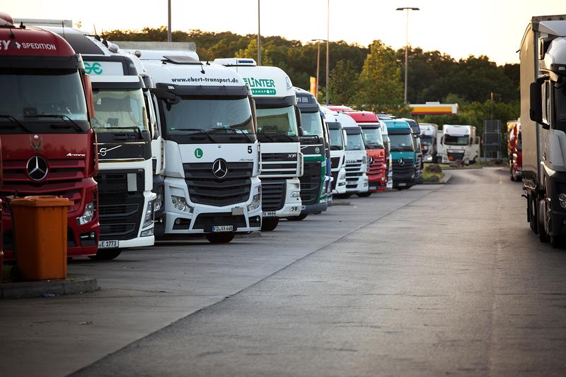 Finding a regular truck parking space at highway rest stops is a constant headache for drivers.