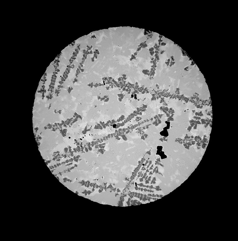 Lithiumhaltige Schlacke mit dendritischer Struktur