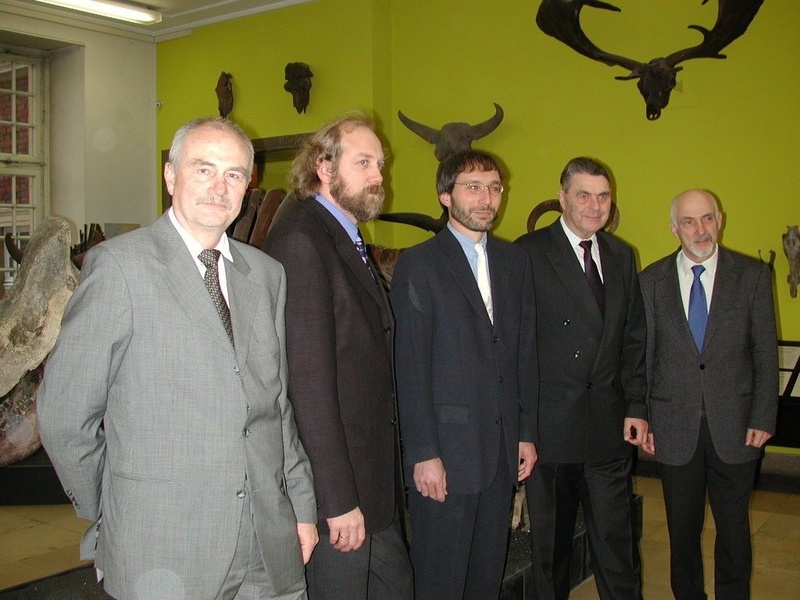 Preisträger Dr. Frank Stiller (Bildmitte) vor der Preisverleihung.