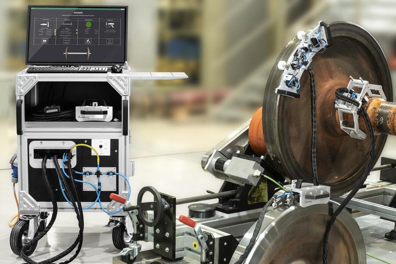 PASAWIS and its three hand-held scanners for shaft, rim and tread inspection