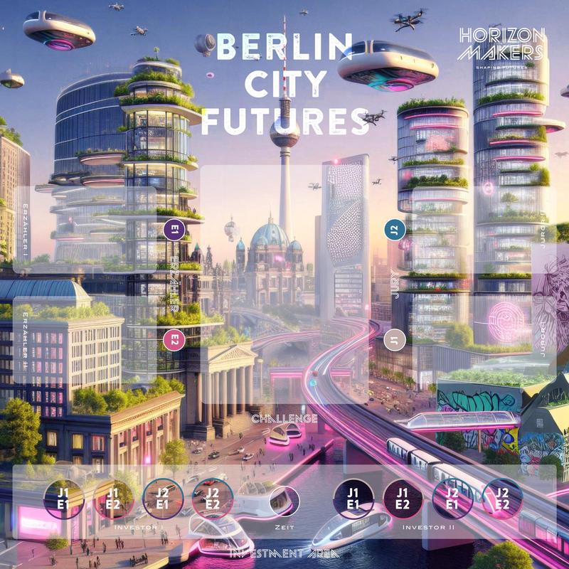 Spielbrett „Berlin City Futures“ – Am 27. September 2024 können Berliner*innen von 13.00–16.00 Uhr im silent green Kulturquartier in Berlin-Wedding gemeinsam über das Berlin von morgen nachdenken, debattieren und die Stadt der Zukunft zusammenbauen.