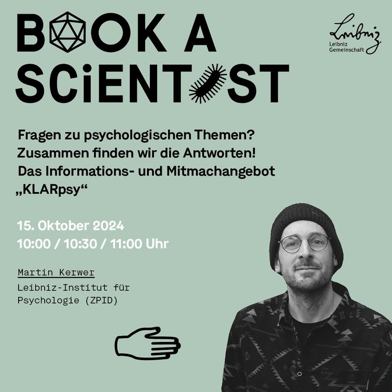 Martin Kerwer vom Leibniz-Institut für Psychologie (ZPID)