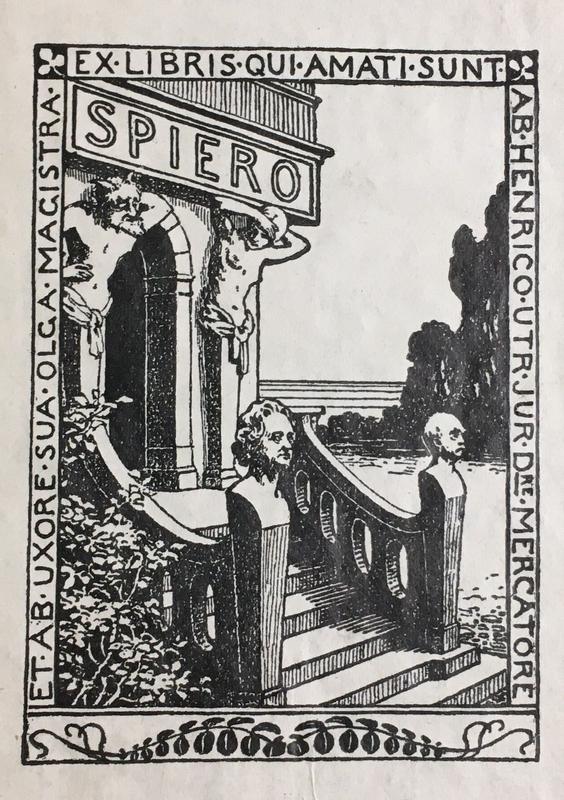 Exlibris von Heinrich und Olga Spiero