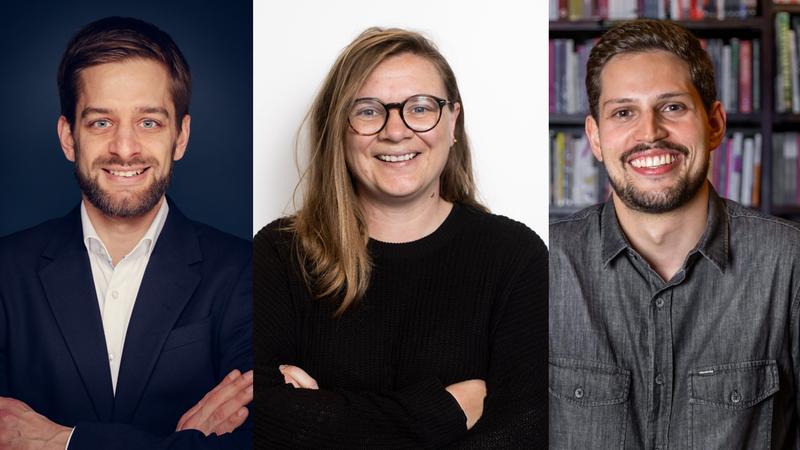 v.l.n.r.: Dr. Lars Lott, Prof. Dr. Daniela Craciun, Fernando Romani Sales