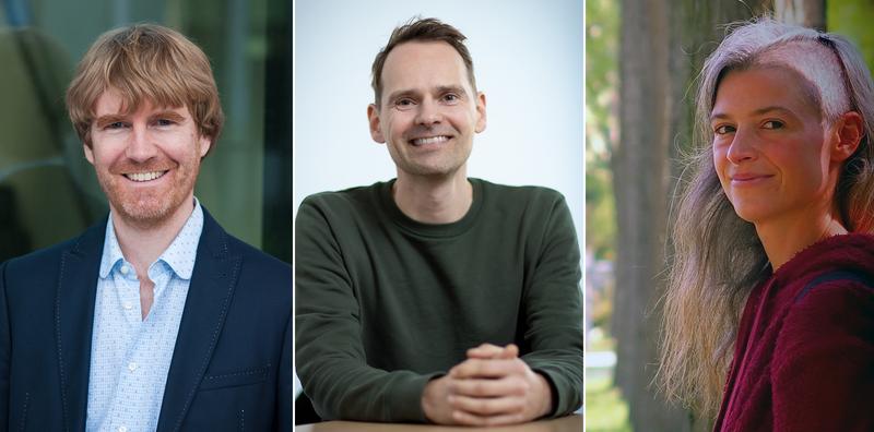 The authors of the paper in Nature Communications Psychology (from left): Professor Dr Tobias Kalenscher (HHU); Professor Dr Marijn van Wingerden (Tilburg University); Dr Lina Oberließen (University of Veterinary Medicine, Vienna).