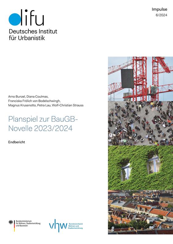 Cover: Planspiel zur BauGB-Novelle 2023/2024