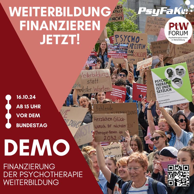 PsyFaKo-Aufruf zur Demo am 16. Oktober 2024