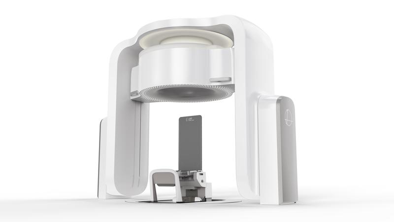A glance into the future: This is what a treatment area could look like in the future, with a flexible system for bringing patients in an upright position.