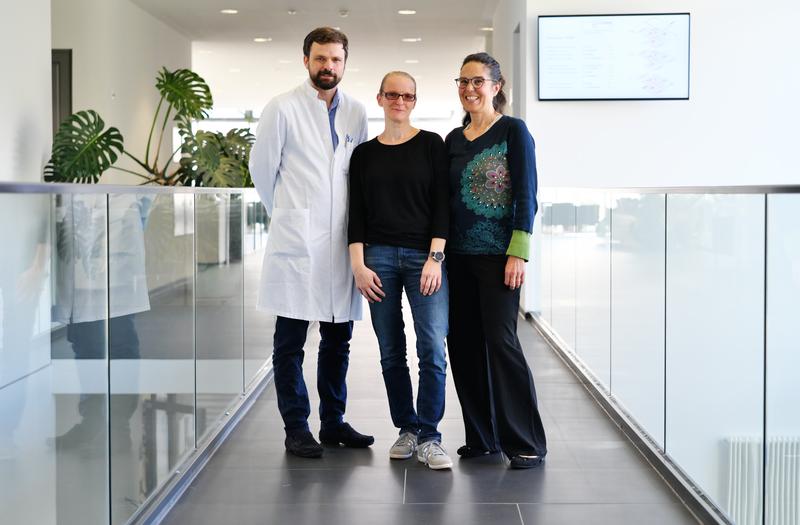 Von links nach rechts: Prof. Dr. Lorenz Thurner, Dr. Sylvia Zöphel, Dr. Eva Schwarz