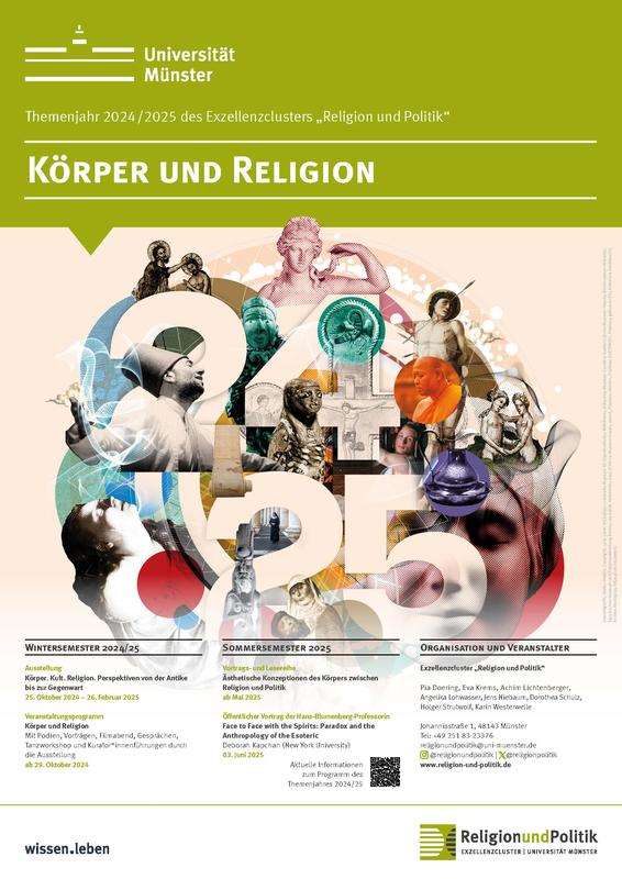 Plakat zum Themenjahr „Körper und Religion“