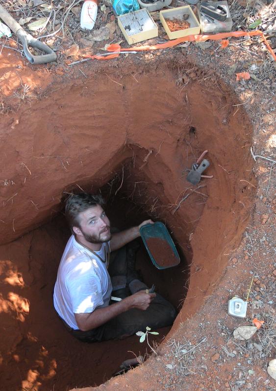 Prof. Dr. Christian Rabeling von der Universität Hohenheim auf der Suche nach pilzzüchtenden Ameisen in Brasilien. 