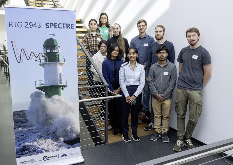 The first ten PhDl students in the DFG Research Training Group SPECTRE. They were selected from over 60 applications worldwide and come from countries including India, Bangladesh and Iran.  