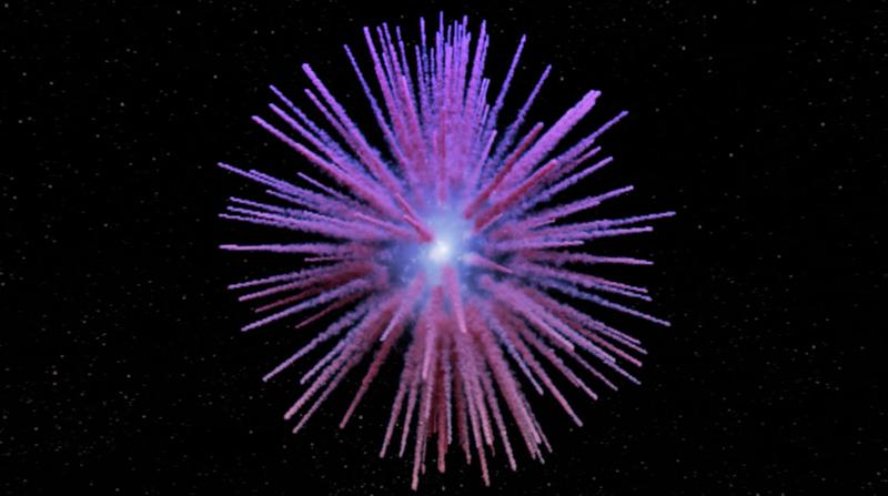 A long-lost historical supernova in 3D. Animation of the 3D-reconstructed supernova remnant Pa 30 which exploded in 1181 documented by Chinese and Japanese astronomers. 