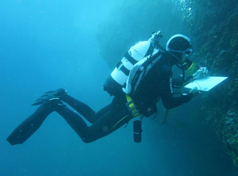 Kartierung unter Wasser