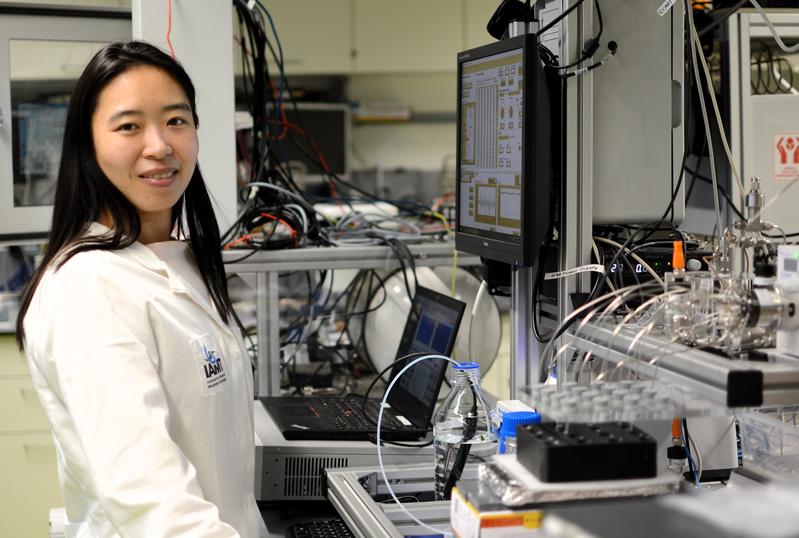 Am IAMT forscht Dr. Siqi Liu an elektrochemischer Oxidation und Membrantrennung zur Wasseraufbereitung.