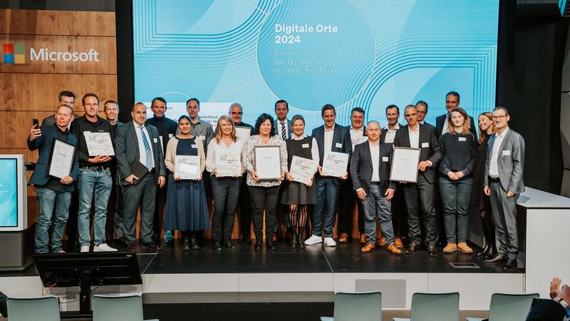 Die Gewinnerprojekte von Digitale Orte 2024. 