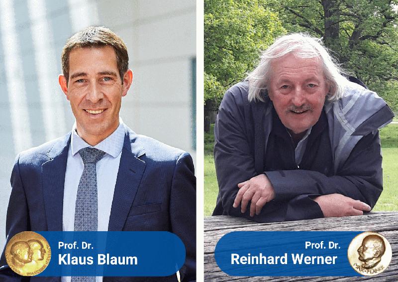Die Deutsche Physikalische Gesellschaft e. V. verleiht die Stern-Gerlach-Medaille 2025 an Prof. Dr. Klaus Blaum und die Max-Planck-Medaille 2025 an Prof. Dr. Reinhard Werner.
