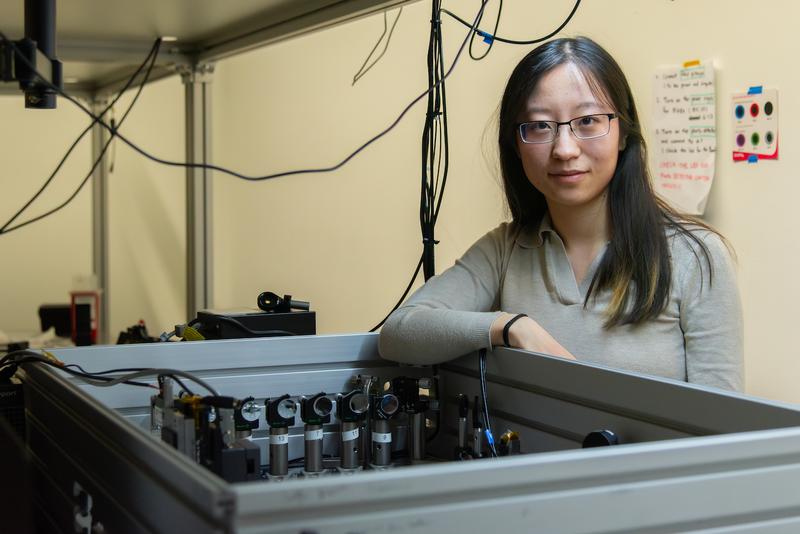 Anni Li, Doctoral Student in the research group ›Femtosecond Fieldoscopy‹ led by Dr. Hanieh Fattahi.