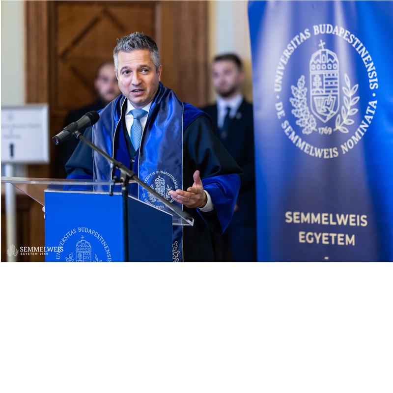 Prof. Dr. Dr. h.c. Tienush Rassaf bei der Verleihung der Ehrendoktorwürde