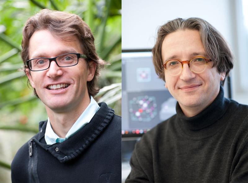 Der Biologe Prof. Steven Jansen und der Quantenphysiker Prof. Fedor Jelezko (v.l.) von der Fakultät für Naturwissenschaften der Uni Ulm zählen zu den meistzitierten Wissenschaftlern weltweit 