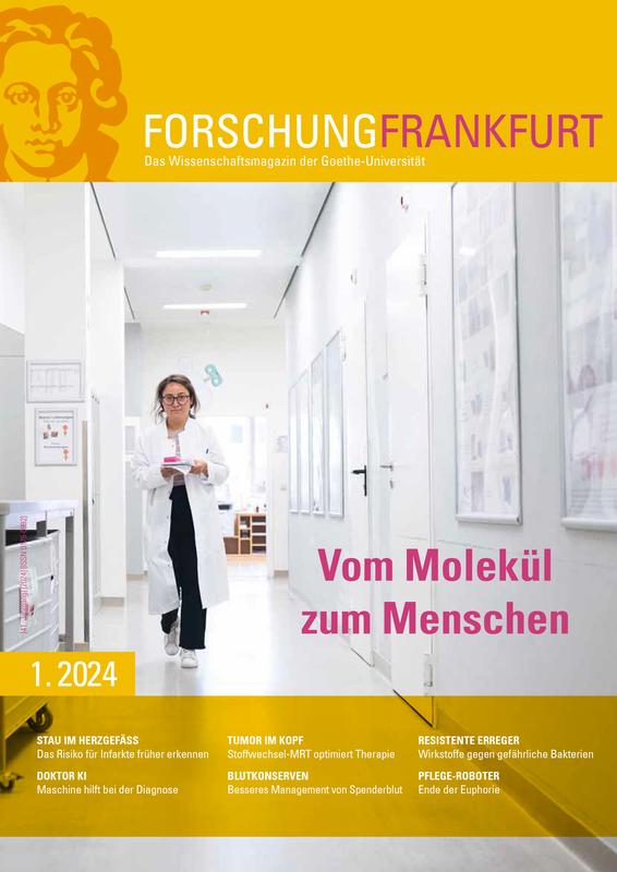Forschung Frankfurt: Vom Molekül zum Menschen (Titelblatt).