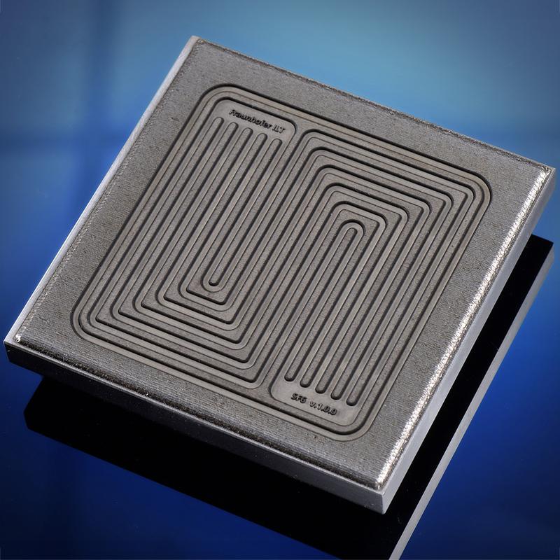Demonstrator for EHLA technology: 3D printing and finishing by conventional milling are what make this tool stand out; it can be used to produce which bipolar plates economically, quickly and sustainably in seconds in the future.