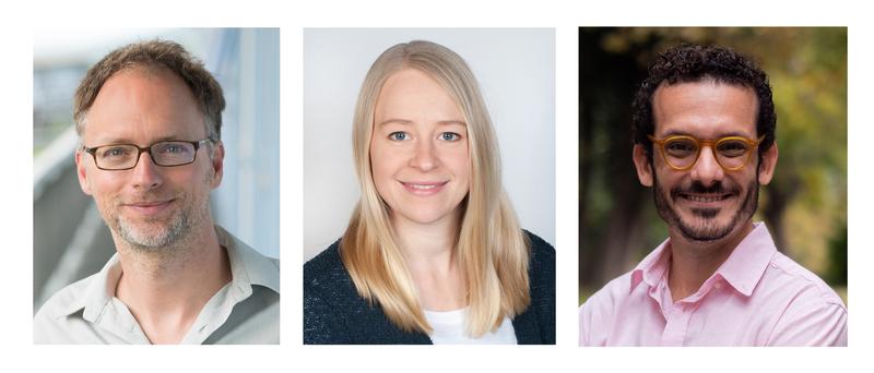 v.l. Prof. Harald Baumeister, Dr. Ann-Marie Küchler und Dr. Rodrigo Antunes Lima 