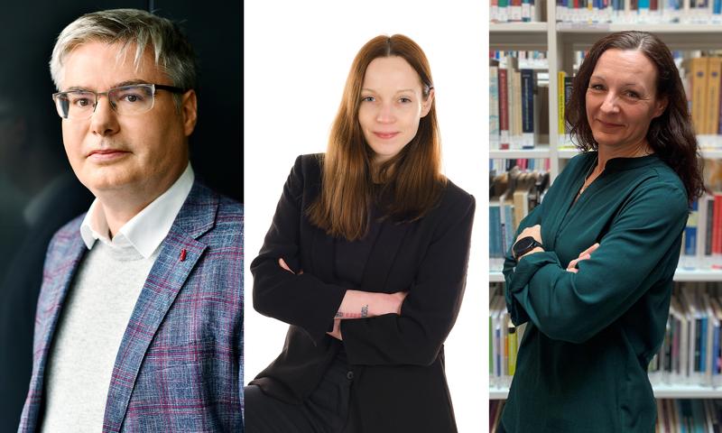 Researching the future of democracy: André Bächtiger, Saskia Goldberg, Marina Lindell (f.l.t.r.).