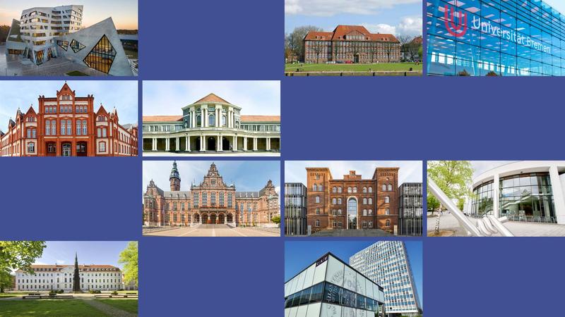 Die Hanse University Alliance setzt sich aus zehn Mitgliedsuniversitäten zusammen.