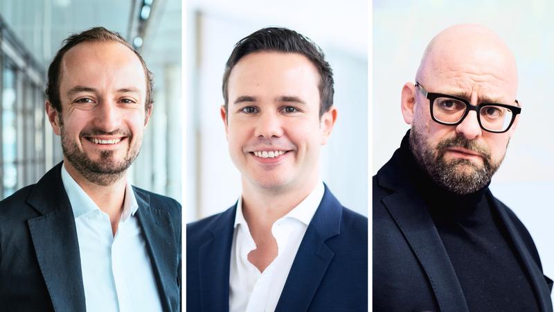 v.l.n.r.: Erik Maier, Dominik Kanbach, Henning Zülch