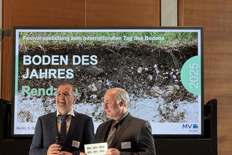 Gerhard Milbert und Frank Idler bei Boden des Jahres 2025