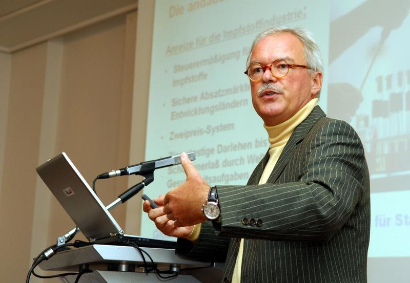 Prof. Kaufmann vom Max-Planck-Institut für Infesktionsbiologie in Berlin hielt den Festvortrag