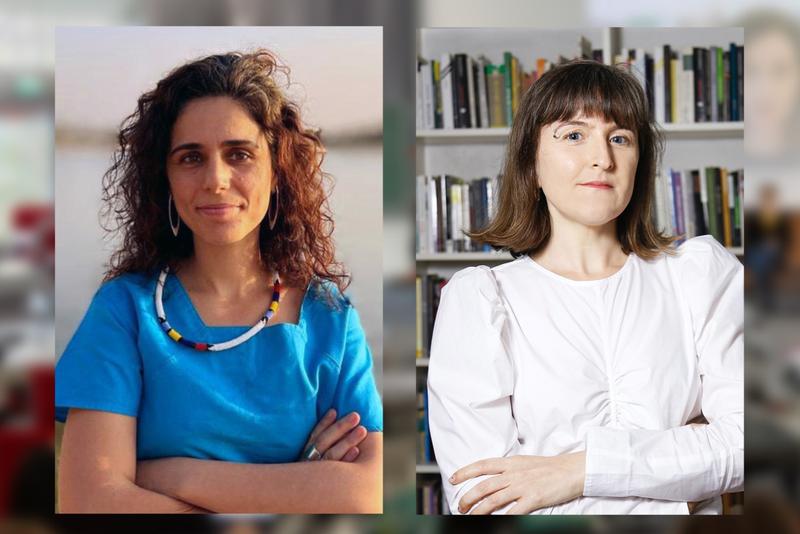 Die Veranstalterinnen des Workshops am ZiF, Prof’in Mariana Prandini Assis und Prof’in Nayla Luz Vacarezza (v.li.), diskutieren mit den Teilnehmenden über die Rolle feministischer Netzwerke für selbstbestimmte Schwangerschaftsabbrüche.