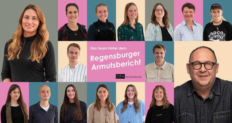 Ein Team aus Studierenden und Professorinnen und Professoren der OTH Regensburg arbeitet seit Herbst 2023 am Regensburger Armutsbericht.