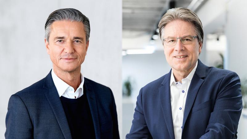 v.l.n.r.: Lutz Meschke und Andreas Haffner