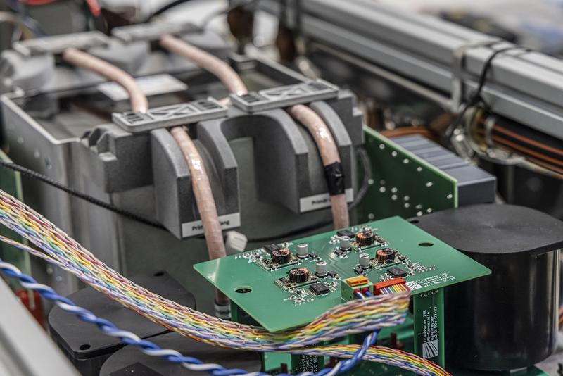 Detailed view of the demonstrator.