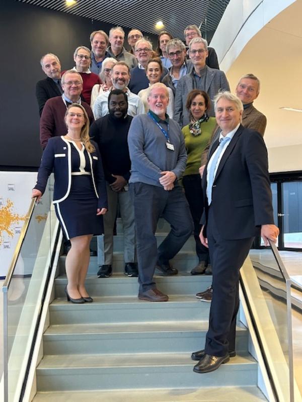 The European XFEL Management Board with a CNRS delegation.